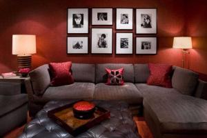 Papel de parede bordô no interior: clássicos luxuosos e modernidade suculenta (22 fotos)