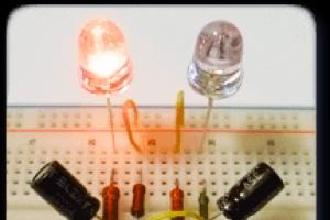 LED va tranzistorli multivibratorlardagi miltillovchilar (6 sxema) Multivibrator nimadan iborat?
