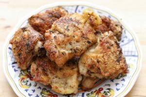 Recette diététique de cuisses de poulet